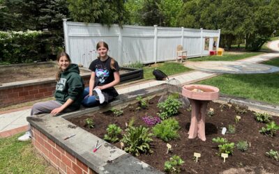 US Garden Club Completes Rehabilitation of Lower School Garden Bed